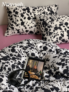 Nuyoah studio 往日爱丁堡 早春新品纯棉针织棉四件套天竺棉床单