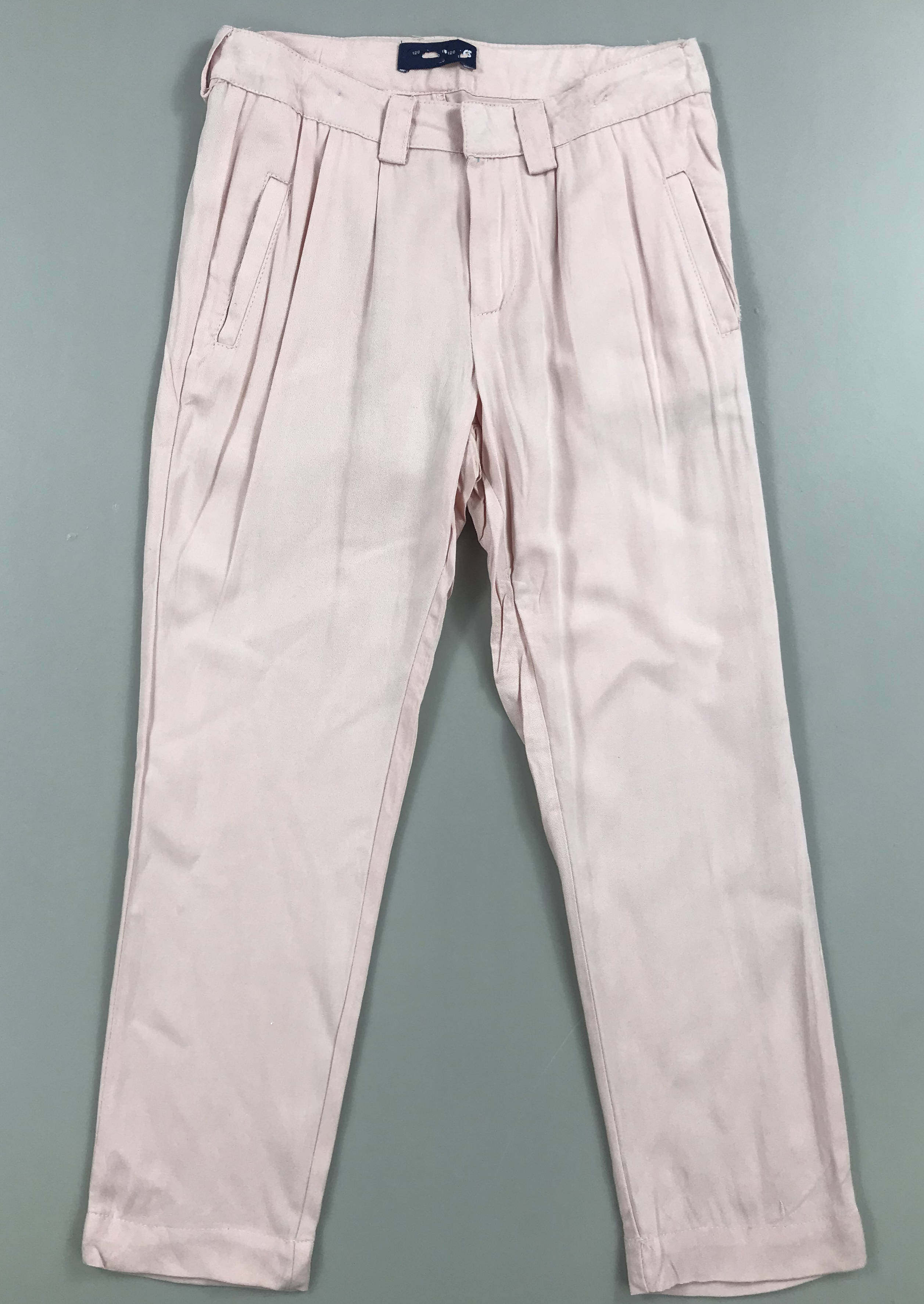 女童女孩子薄款全棉单层休闲夏季裤子女宝宝粉色洋气童裤