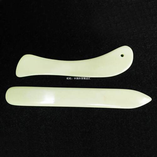 2 PCS 2 Style Imitation Bone Folder Paper Creaser Creasing S