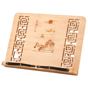 曹一阁书法字帖架临帖架多功能看书神器木质简易桌上学生用夹书器书立书靠书夹书挡板支架书立架练习字帖架