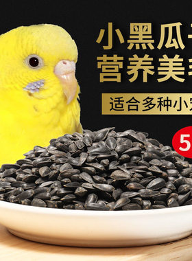 黑珍珠仓鼠粮零食五斤包邮小瓜子