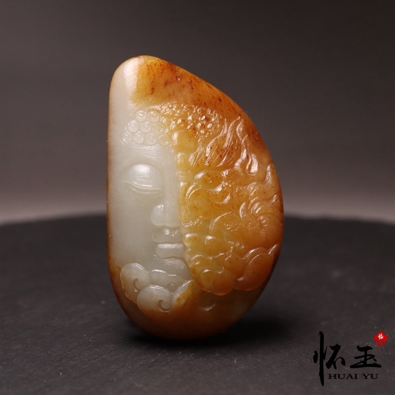 已订出【怀玉】现货在售新疆和田玉白玉籽料一念之间男女挂件吊坠
