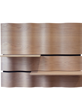 AstIkWonderwallNook系列模块化置物架搁板收纳系统波浪板展示架