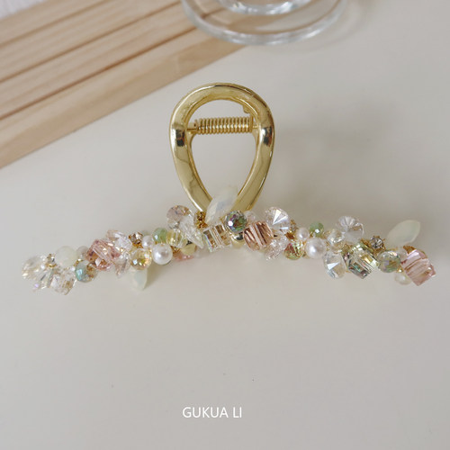 GUKUALI原创彩色水晶抓夹