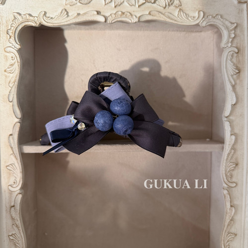 GUKUALI韩系蝴蝶结高级感鲨鱼夹