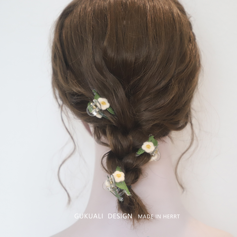 GUKUA LI树叶花朵mini夹