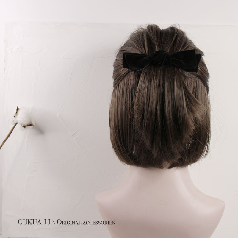 gukuali小姐原创设计打结弹簧夹