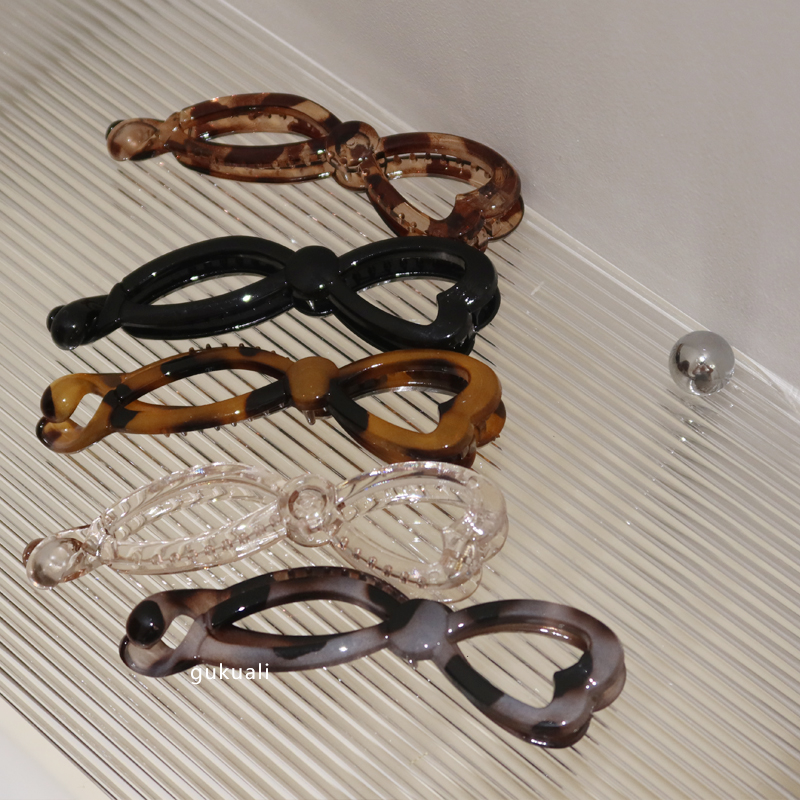 GUKUALI小众设计感甜美香蕉夹刘海夹侧边发卡碎发夹头饰抓夹防滑