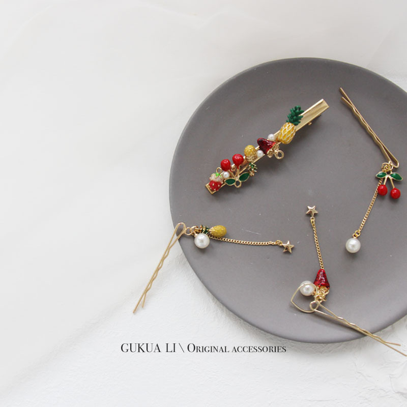 992原創設計超可愛 草莓水果合集邊夾發夾鴨嘴夾少女心劉海夾頭飾在類目 飾品/流行首飾/時尚飾品新, 髮飾中 - 來自Buy2taobao.com提供專業的淘寶代購服務