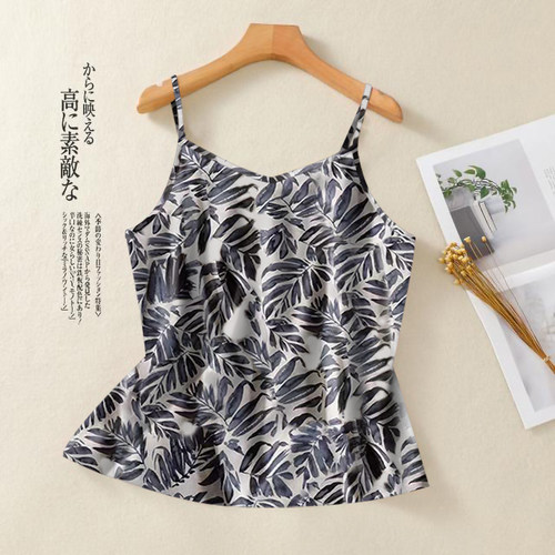 冰丝无袖小吊带背心女宽松显瘦