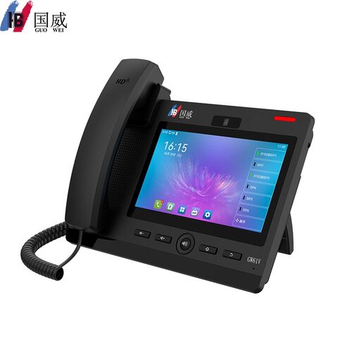 国威GW21G/GW22G千兆网络IP电话机GW61V可视SIP话机IPPBX专用话机