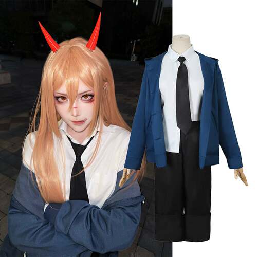 漫野星电锯人帕瓦cos服电锯人帕瓦蕾塞制服套装cosplay服现货