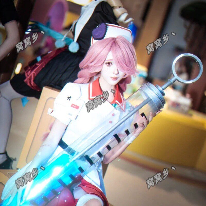丧心护士海瑟cos服追捕者cosplay儿童表演服假发眼罩针筒