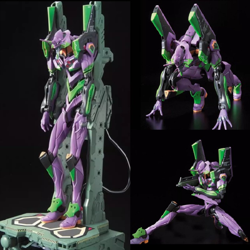 RG合金初号机EVA零二三号机四六八号机DX豪华版拼装手办模型玩具