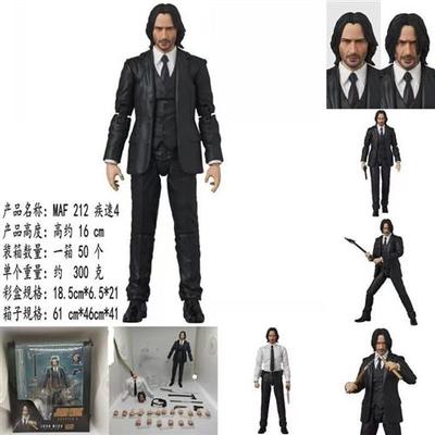 MAFEX212约翰威克 祖国版疾速追杀4可动手办模型摆件支架