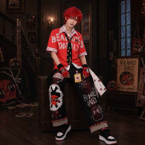 第五人格cos服火灾调查员红小豆cosplay游戏服装男