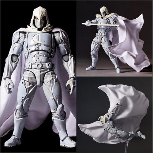 月光骑士蝙蝠侠Moon Knight海洋堂山口毒液 蜘蛛侠可动人偶玩具