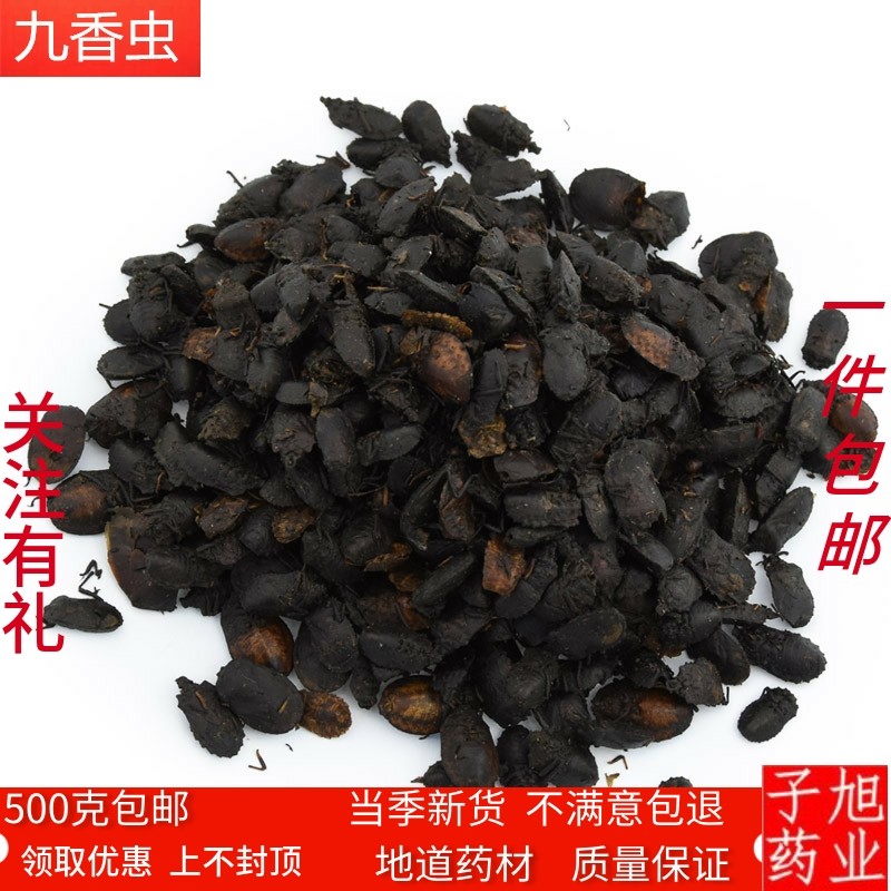 九香虫 中药材炒过九香虫,半翅目,异翅亚目,瓜黑蝽冷背药 500克