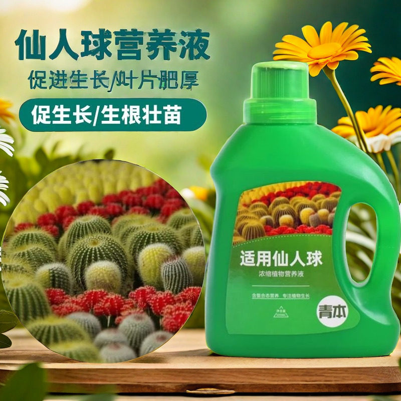 仙人球肥料专用肥营养液仙人掌柱多浆植物室内家用养花盆栽通用型