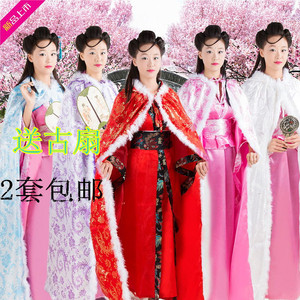 特价甄嬛传同款披风多色斗篷毛边保暖披风舞台演出外披低价处理