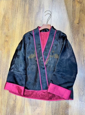 深圳南油设计师品牌新中式连衣裙