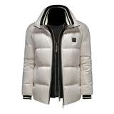 2025新款男士冬季轻奢羽绒服修身潮流加厚外套白鸭绒240091P450，男装羽绒服，电商D220