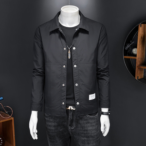 2026男士春秋季工装商务休闲时尚修身夹克外套 8259 P165，男装夹克，电商D220