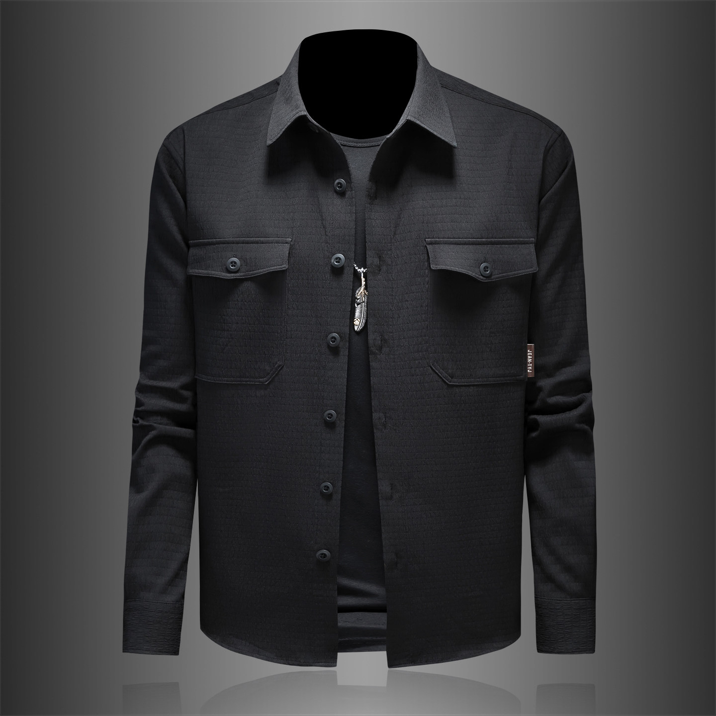 2026新款春秋季男士时尚休闲短款修身韩版简约夹克外套2065P135，男装夹克，电商D220