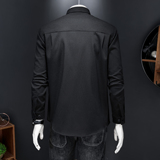 2026新款春秋季男士时尚休闲短款修身韩版简约夹克外套2065P135，男装夹克，电商D220