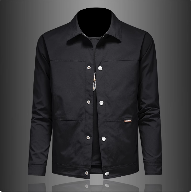 2026新款春秋季男士商务休闲短款修身韩版简约夹克外套2215P165，男装夹克，电商D220