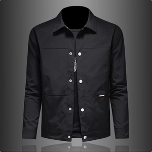 2026新款春秋季男士商务休闲短款修身韩版简约夹克外套 2215 P165，男装夹克，电商D220