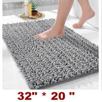 Bathroom Rug Mat Bath Carpet Bath Mats Soft Absorbent thumbnail 2