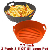 Air Fryer Silicone Liners Pot Oven Liner Baking Tray Basket thumbnail 5