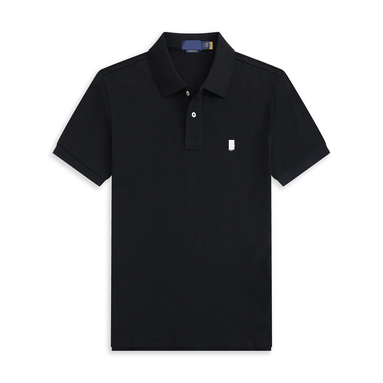 thumbnail for Short Sleeve Polo Shirt Men's Roll-Neck T-Shirt Business Casual Solid Color Summer Loose Plus Size Half Sleeve T-shirt