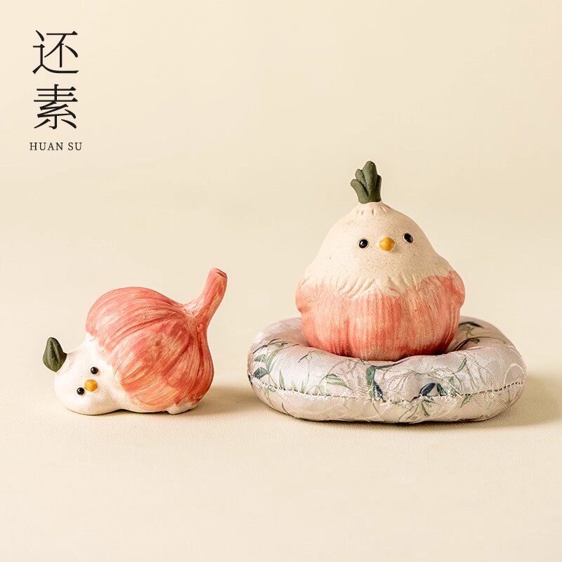 创意蒜鸟摆件算了鸟可爱萌宠玩偶