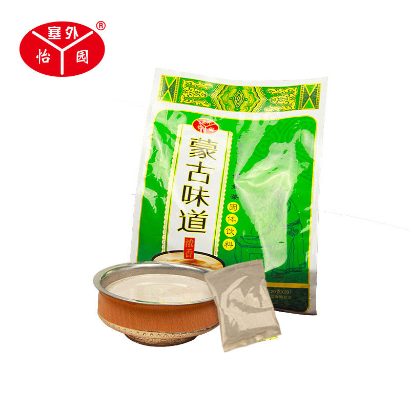 内蒙奶茶粉 甜味蒙古味道 塞外怡园奶茶 固体饮料午茶冲饮品400克