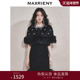 饰羊毛皮草外套女 MAXRIENY精致优雅感钉珠装 商场同款 新中式