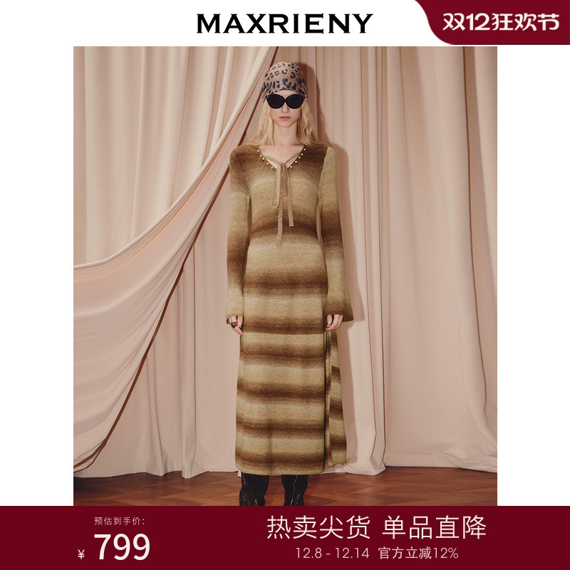 MAXRIENY巴恩风穿搭连衣裙