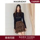 摩登复古感豹纹半裙 商场同款 MAXRIENY小A型蛋糕短裙25冬款