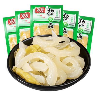 有友山椒猪皮70g*5袋重庆