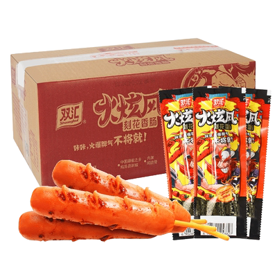双汇炫风刻花45g即食搭档香肠