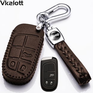 Jeep自由光真皮车钥匙包扣20款 2022款 JEEP吉普指南者钥匙套2021款
