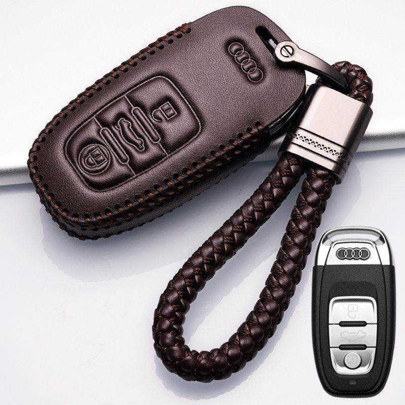 2023奥迪A6L钥匙套2022款a6l真皮钥匙保护包19-2021款钥匙扣男女