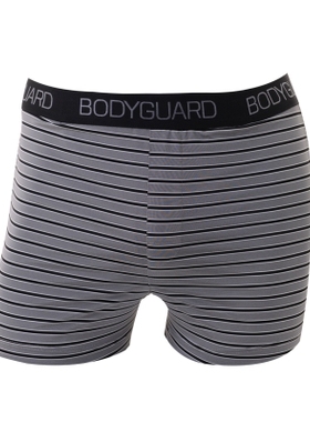 BODYGUARD青年男士条纹设计简约中腰裤阿罗平角裤内裤男生