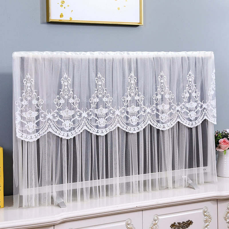 蕾丝55寸65寸电视机防尘罩