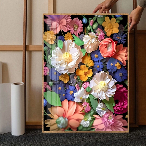 Fanhua выглядит как Brocade Cross Stitch 2024 Новая линейная вышивка гостиной ручной работы в ручной вышивке