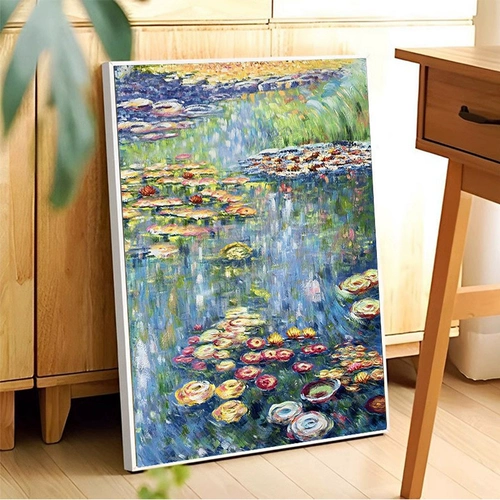Monet Monet Water Lily Edition Cross Emelcodery 2024 Новая вышитая линия вышитая гостиная ручная вышивка