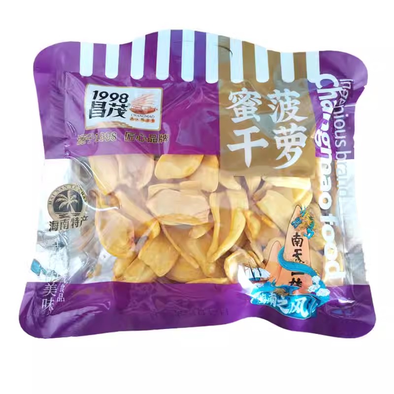 昌茂菠萝蜜干130gX2包脆片海南特产水果脯干脱水休闲办公干脆零食