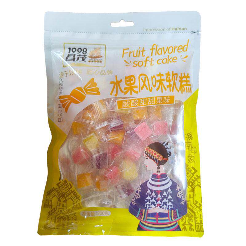 昌茂水果风味软糕200g榴芒糖榴莲芒果干软糯果糕点休闲零食小吃
