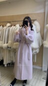 气质显瘦羊毛外套时尚 2025秋冬新款 狐狸毛领双面羊毛大衣长款 女